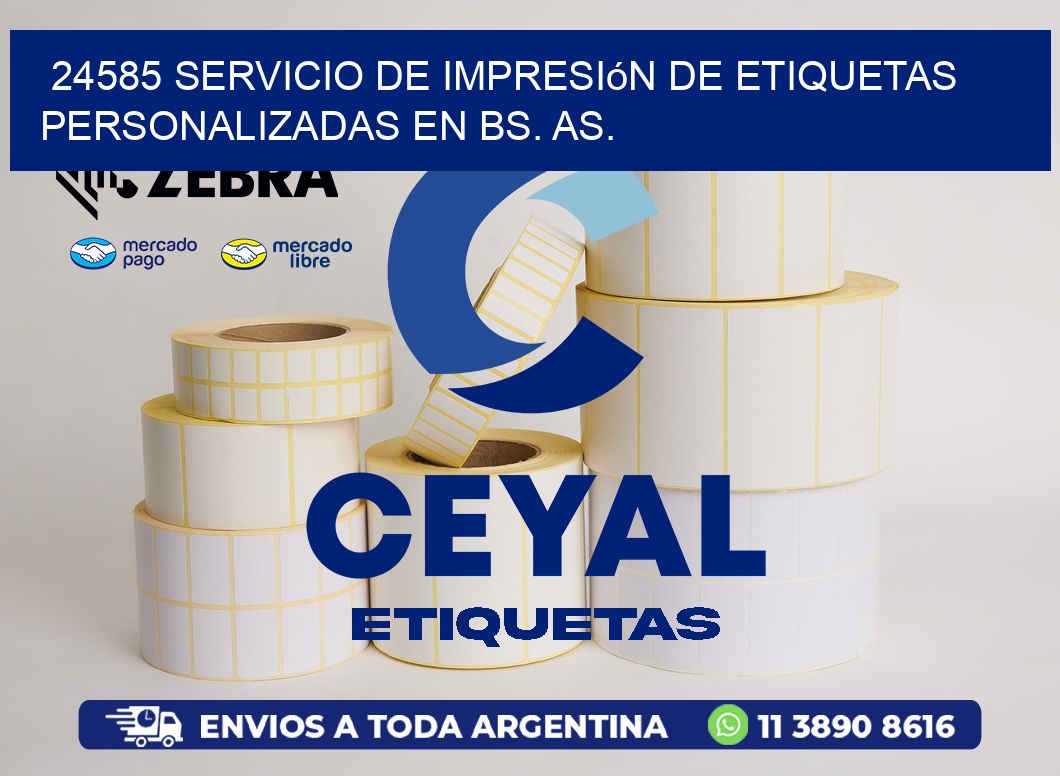 24585 Servicio de Impresión de Etiquetas Personalizadas en Bs. As.