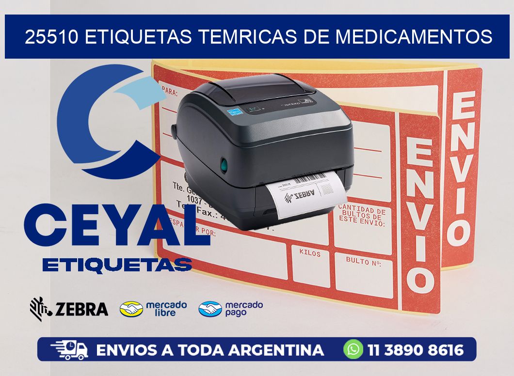 25510 etiquetas temricas de medicamentos