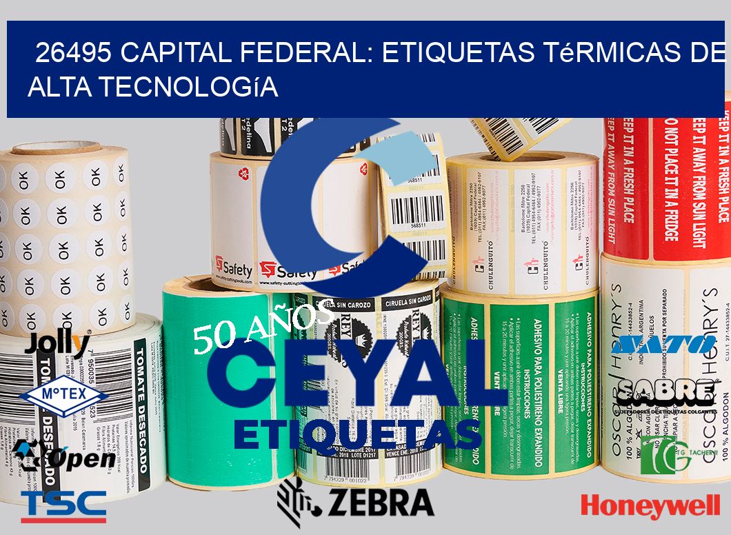 26495 Capital Federal: Etiquetas Térmicas de Alta Tecnología