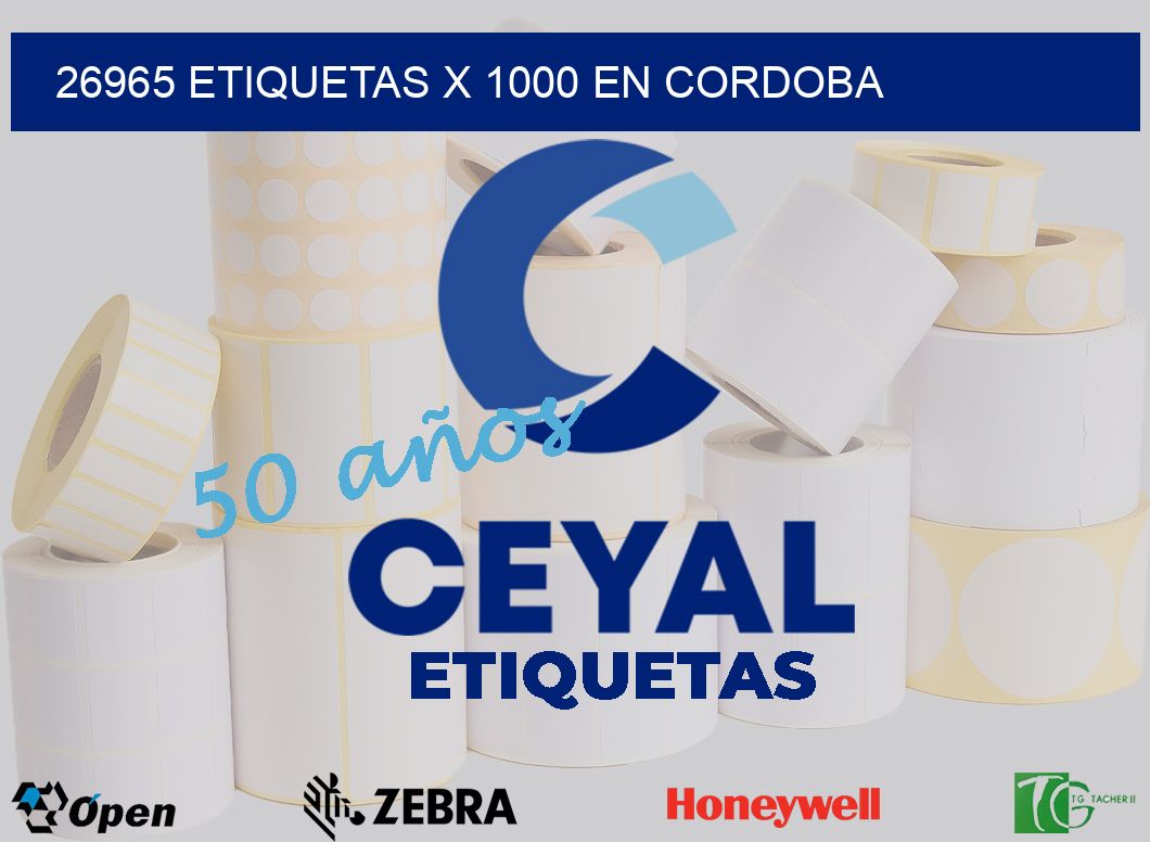 26965 ETIQUETAS X 1000 EN CORDOBA