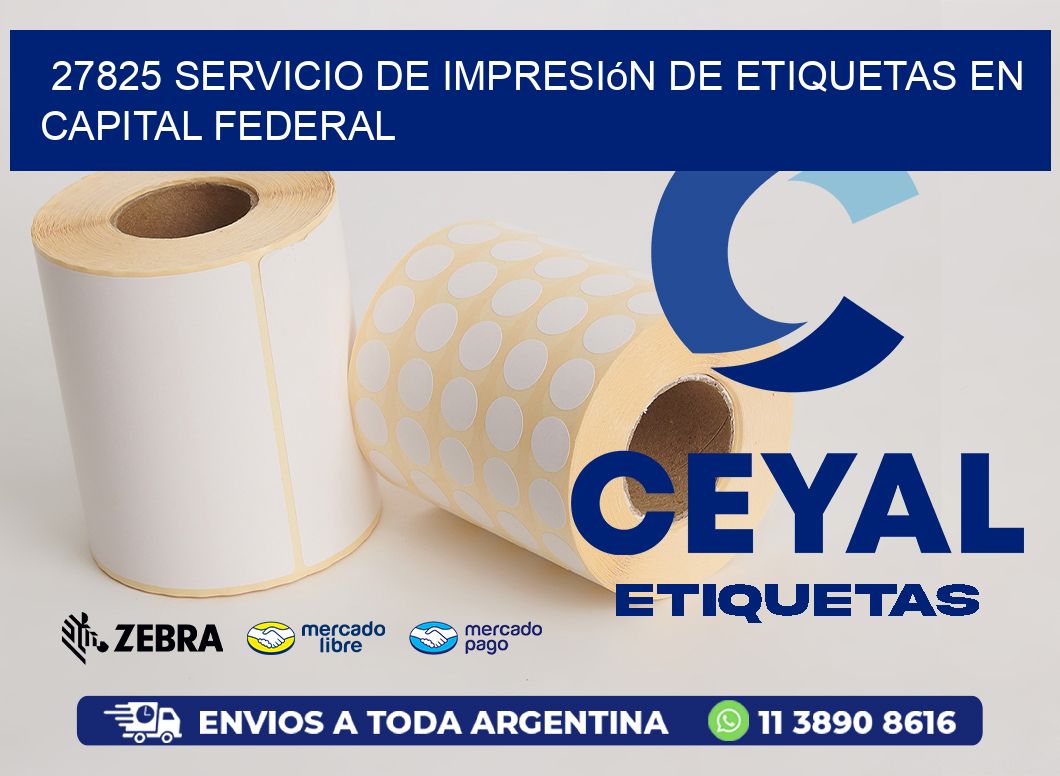 27825 Servicio de Impresión de Etiquetas en Capital Federal