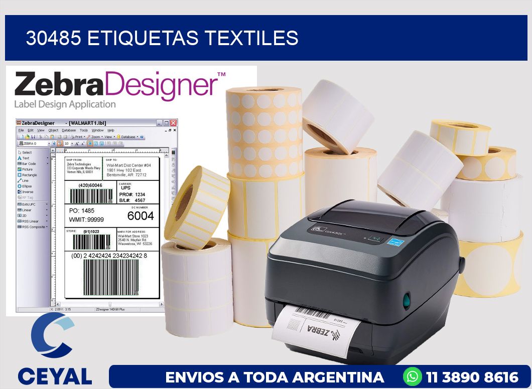 30485 ETIQUETAS TEXTILES