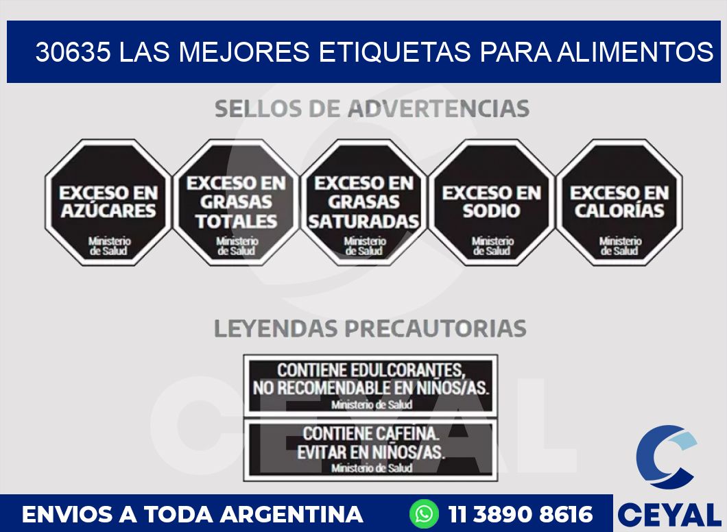 30635 LAS MEJORES ETIQUETAS PARA ALIMENTOS