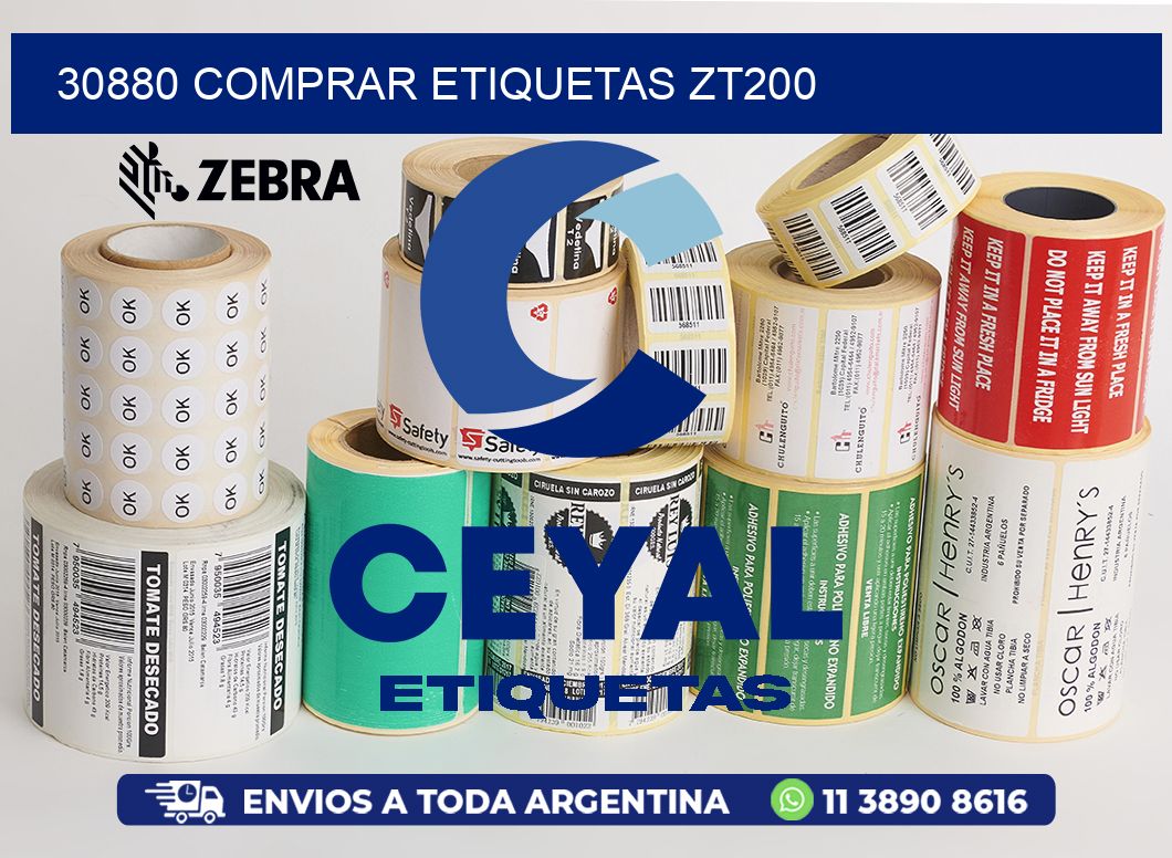 30880 COMPRAR ETIQUETAS ZT200