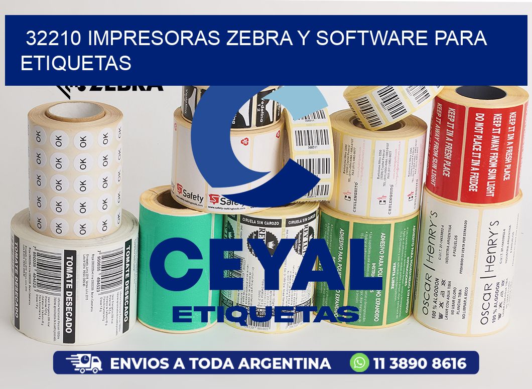 32210 Impresoras Zebra y Software para Etiquetas