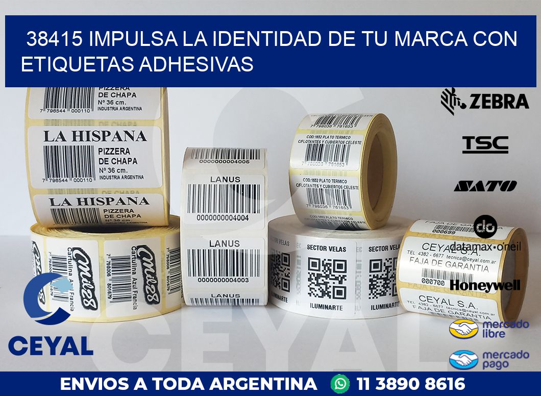 38415 IMPULSA LA IDENTIDAD DE TU MARCA CON ETIQUETAS ADHESIVAS