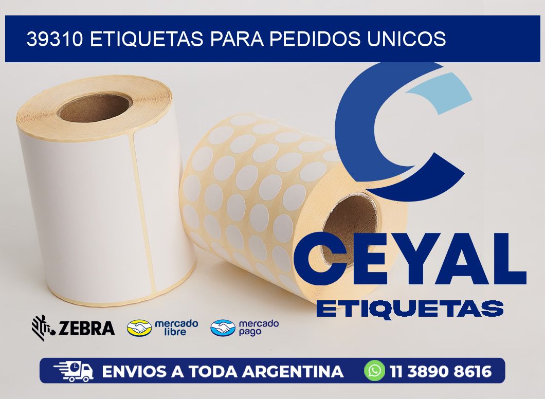 39310 ETIQUETAS PARA PEDIDOS UNICOS