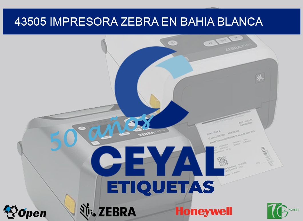 43505 IMPRESORA ZEBRA EN BAHIA BLANCA