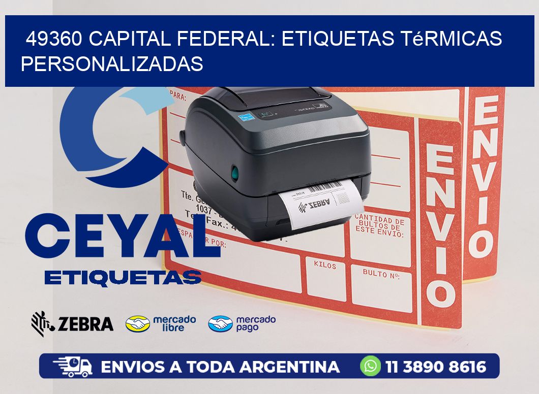 49360 Capital Federal: Etiquetas Térmicas Personalizadas