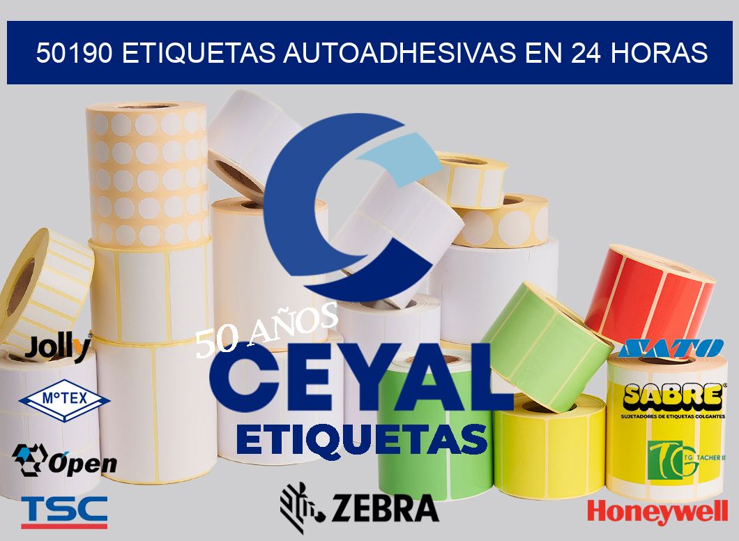 50190 ETIQUETAS AUTOADHESIVAS EN 24 HORAS