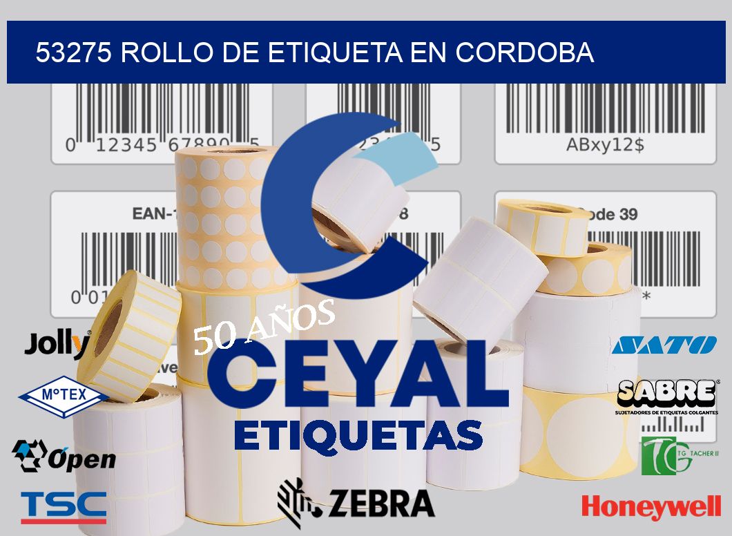 53275 ROLLO DE ETIQUETA EN CORDOBA