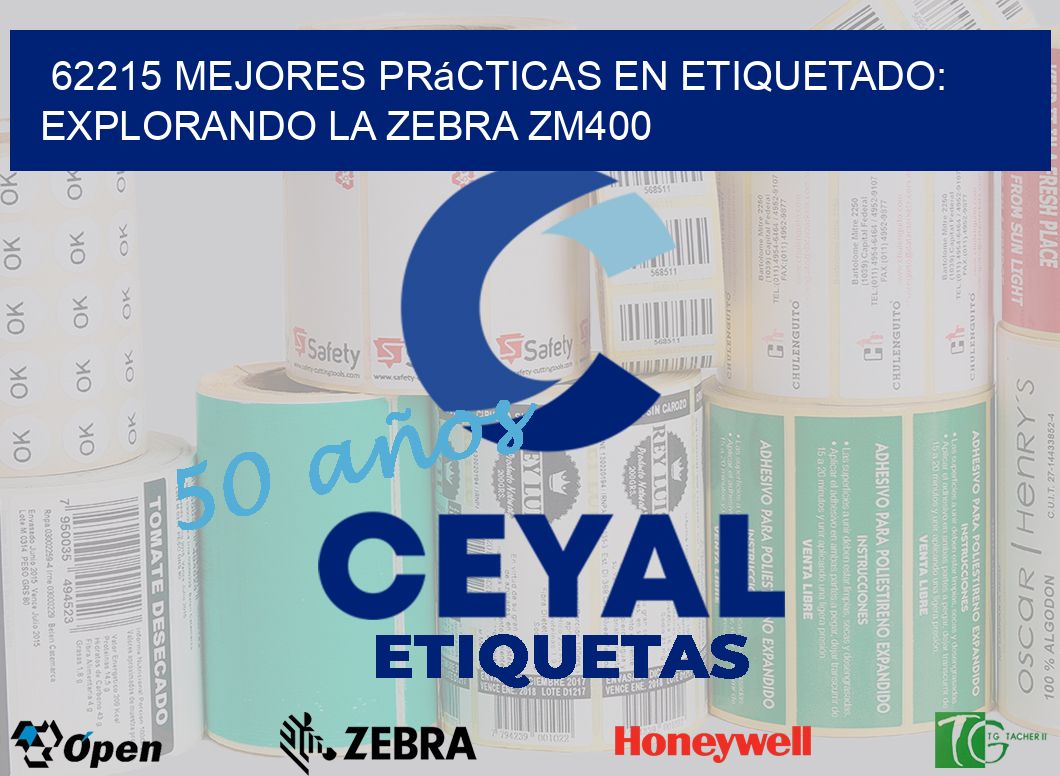 62215 Mejores Prácticas en Etiquetado: Explorando la Zebra ZM400