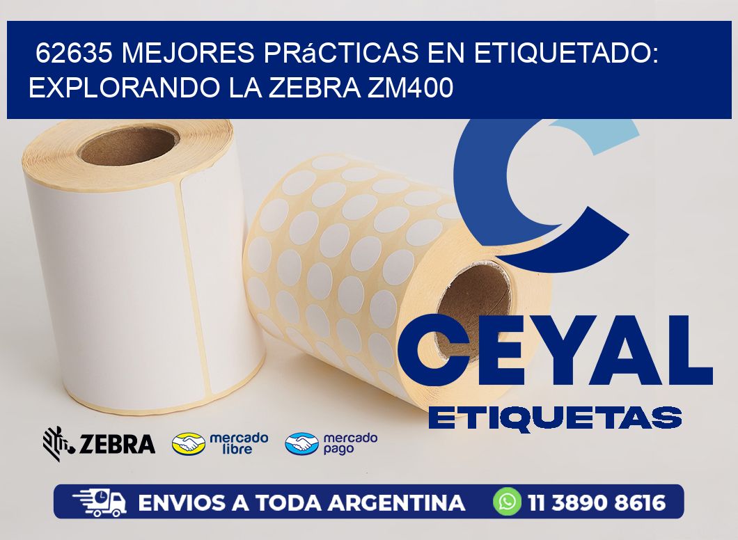 62635 Mejores Prácticas en Etiquetado: Explorando la Zebra ZM400