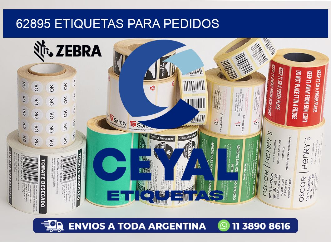 62895 ETIQUETAS PARA PEDIDOS