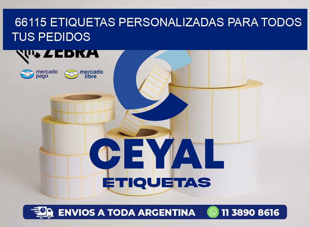 66115 ETIQUETAS PERSONALIZADAS PARA TODOS TUS PEDIDOS