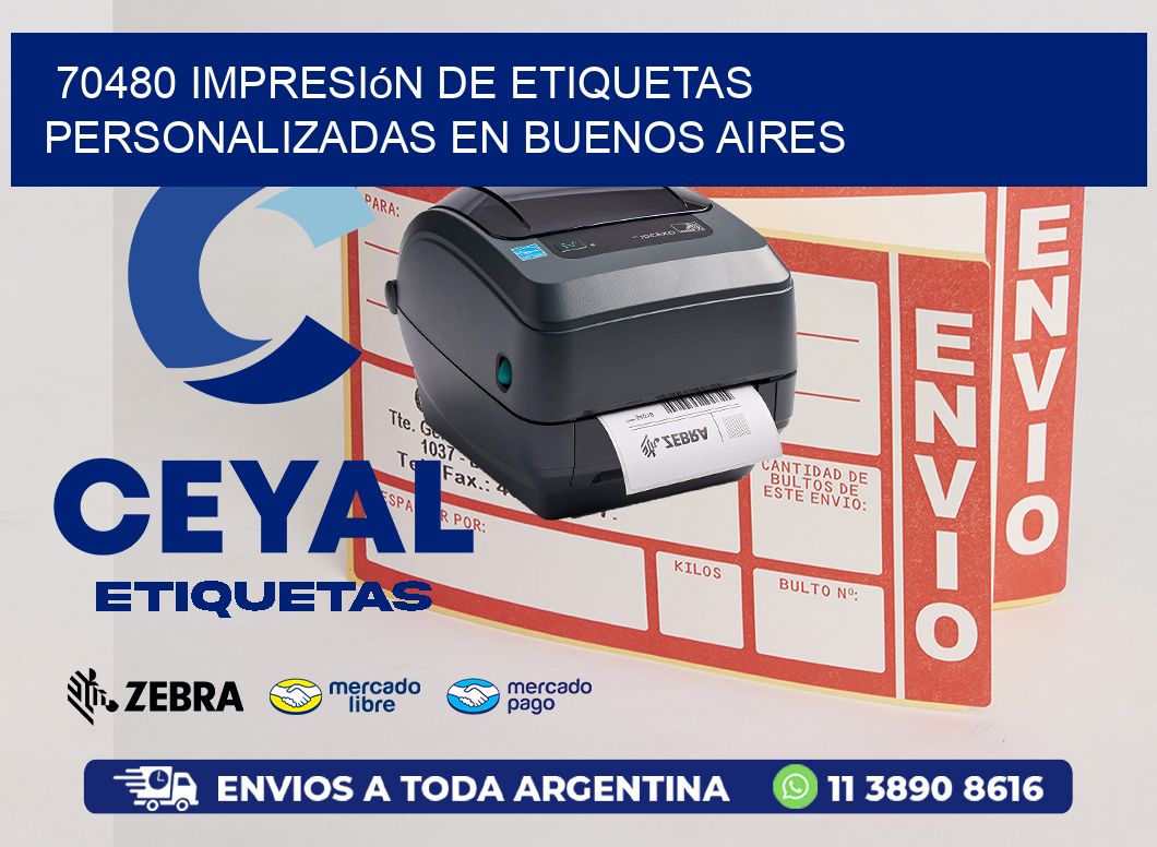 70480 Impresión de Etiquetas Personalizadas en Buenos Aires