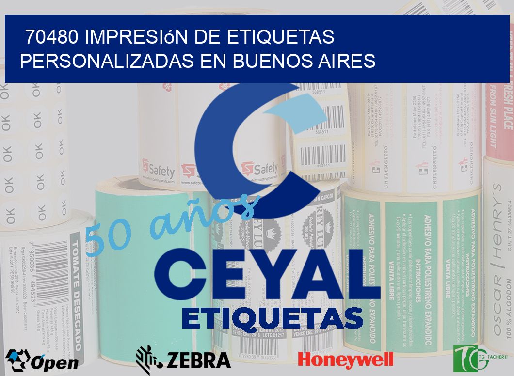 70480 Impresión de Etiquetas Personalizadas en Buenos Aires