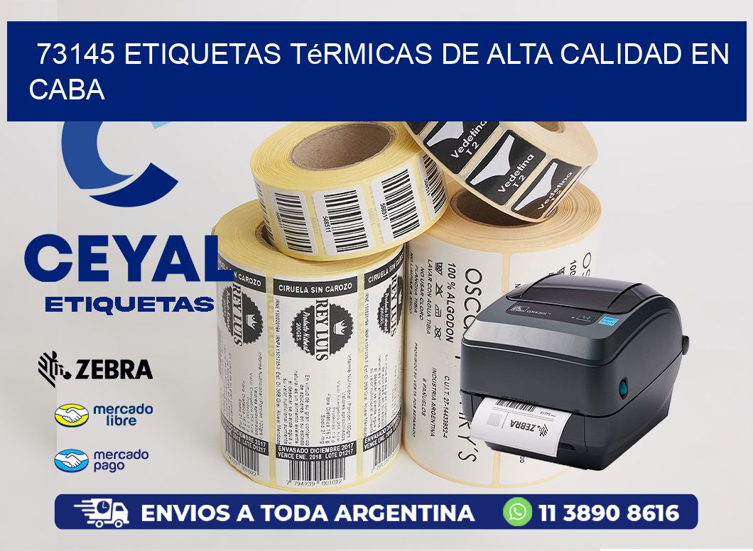 73145 Etiquetas Térmicas de Alta Calidad en CABA