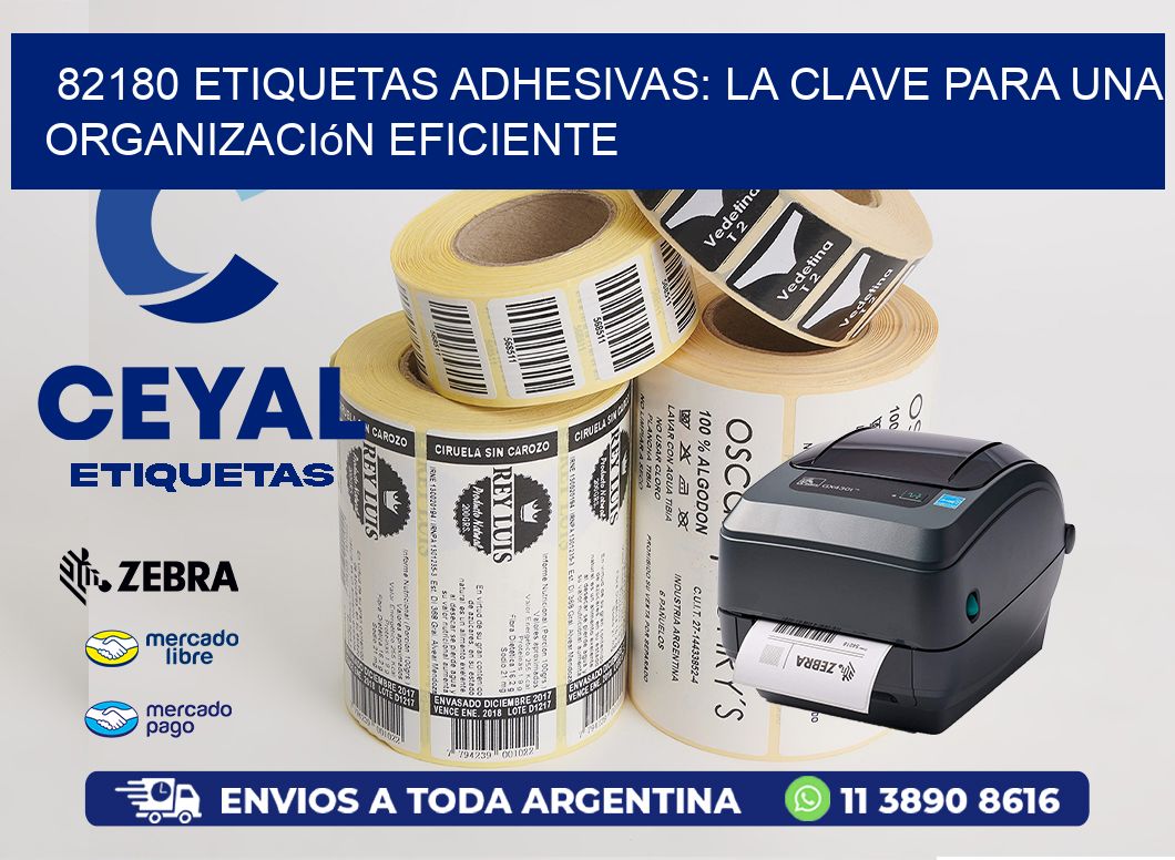 82180 Etiquetas Adhesivas: La Clave para una Organización Eficiente