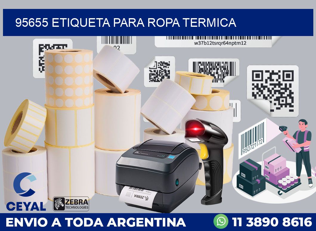 95655 ETIQUETA PARA ROPA TERMICA
