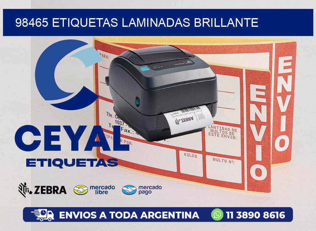 98465 Etiquetas laminadas brillante