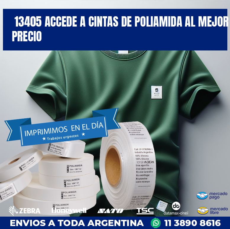 13405 ACCEDE A CINTAS DE POLIAMIDA AL MEJOR PRECIO