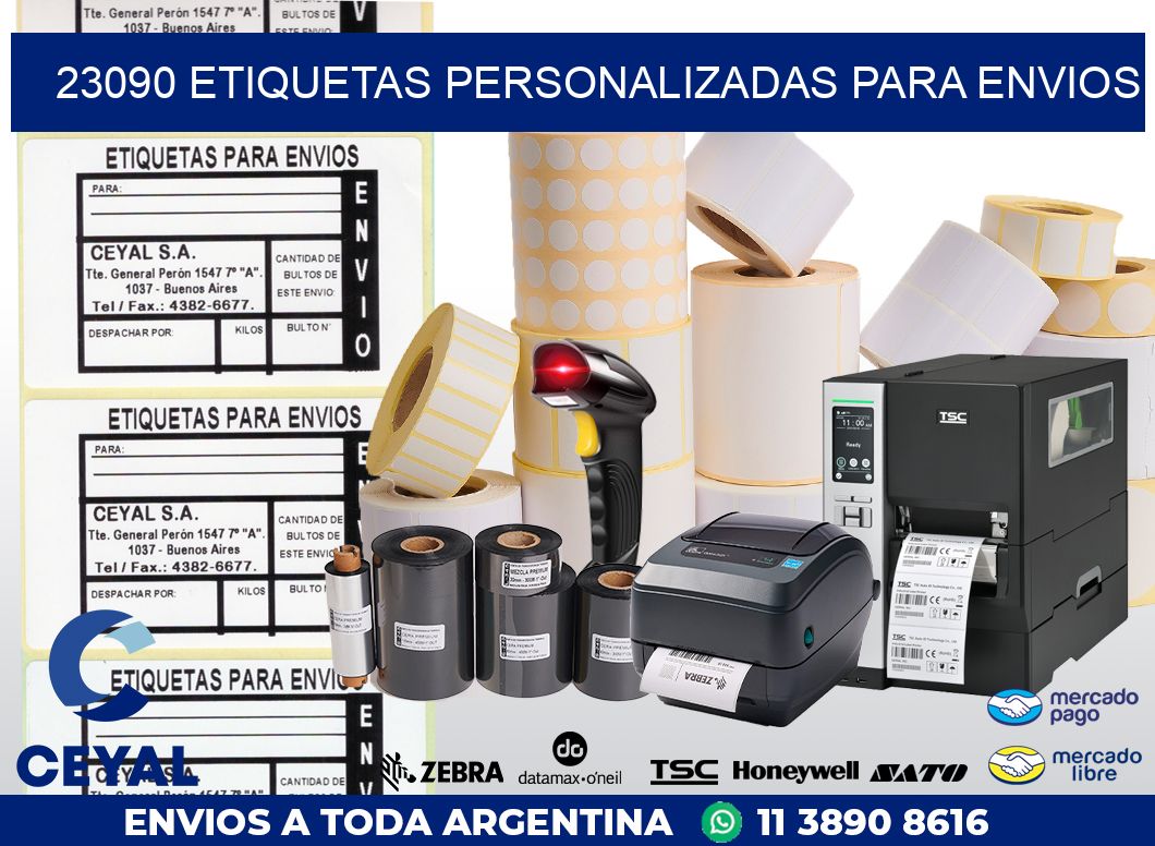 23090 ETIQUETAS PERSONALIZADAS PARA ENVIOS
