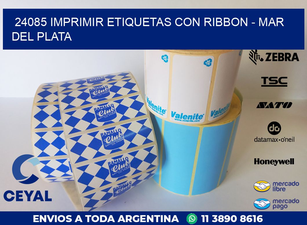 24085 IMPRIMIR ETIQUETAS CON RIBBON – MAR DEL PLATA