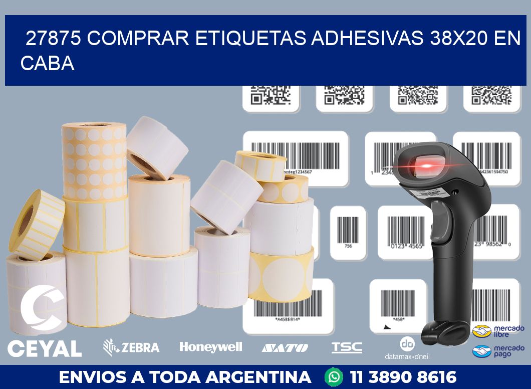 27875 COMPRAR ETIQUETAS ADHESIVAS 38X20 EN CABA