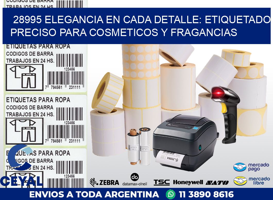 28995 ELEGANCIA EN CADA DETALLE: ETIQUETADO PRECISO PARA COSMETICOS Y FRAGANCIAS