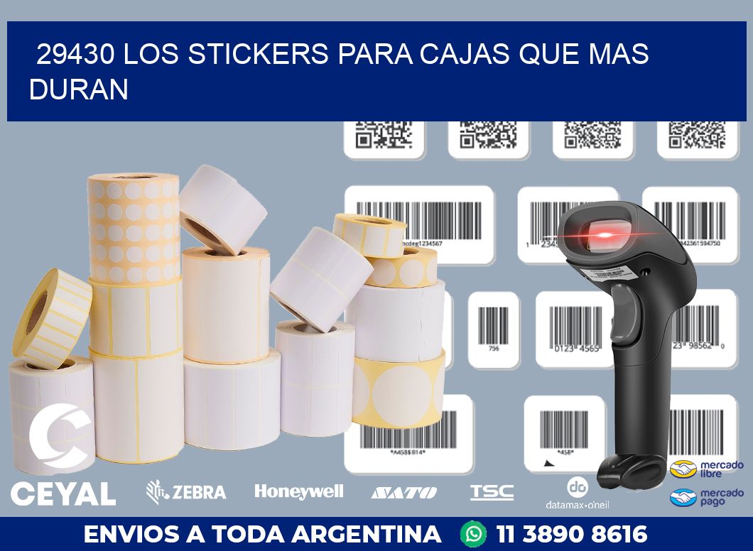 29430 LOS STICKERS PARA CAJAS QUE MAS DURAN