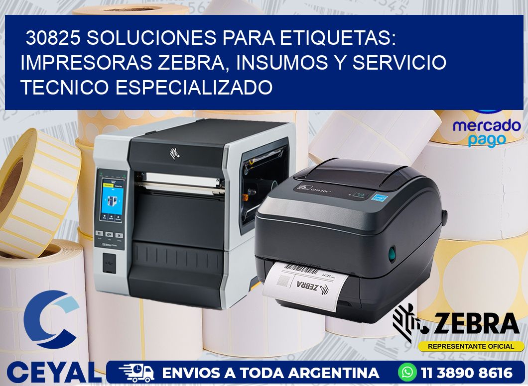 30825 SOLUCIONES PARA ETIQUETAS: IMPRESORAS ZEBRA, INSUMOS Y SERVICIO TECNICO ESPECIALIZADO
