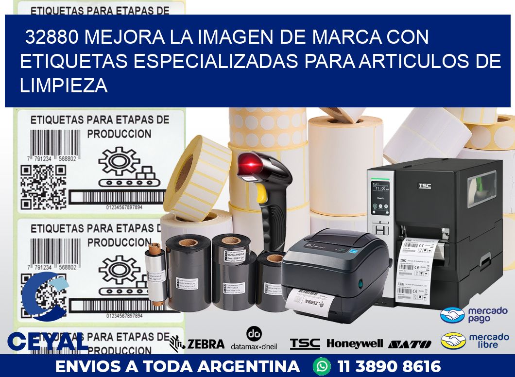 32880 MEJORA LA IMAGEN DE MARCA CON ETIQUETAS ESPECIALIZADAS PARA ARTICULOS DE LIMPIEZA