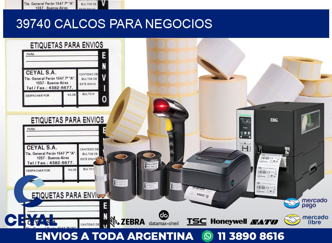 39740 CALCOS PARA NEGOCIOS