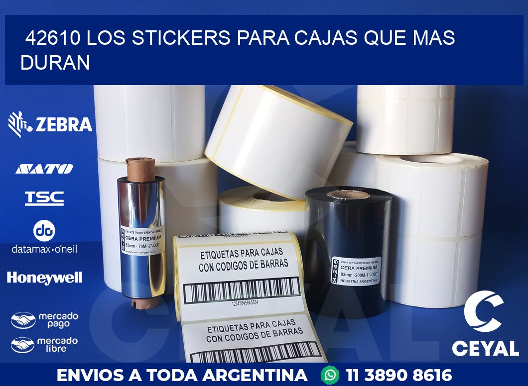42610 LOS STICKERS PARA CAJAS QUE MAS DURAN