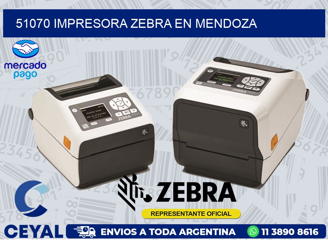 51070 IMPRESORA ZEBRA EN MENDOZA