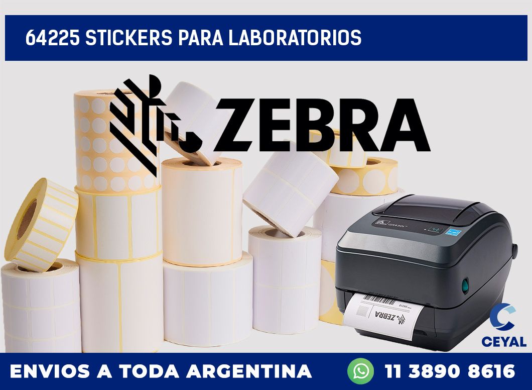 64225 STICKERS PARA LABORATORIOS