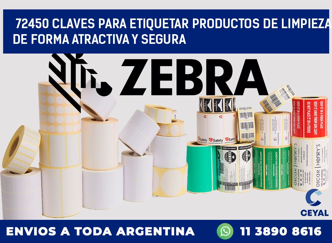 72450 CLAVES PARA ETIQUETAR PRODUCTOS DE LIMPIEZA DE FORMA ATRACTIVA Y SEGURA