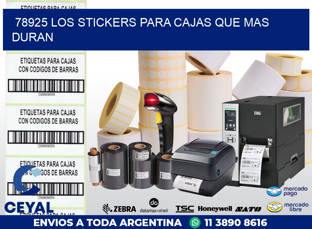 78925 LOS STICKERS PARA CAJAS QUE MAS DURAN