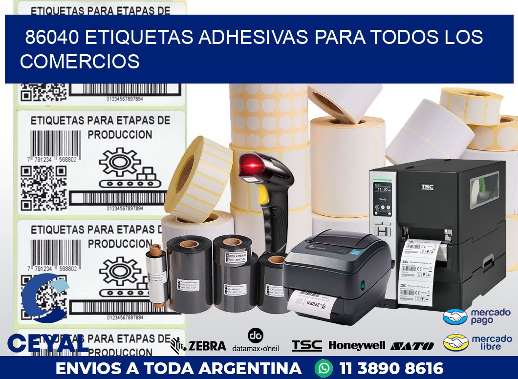 86040 ETIQUETAS ADHESIVAS PARA TODOS LOS COMERCIOS