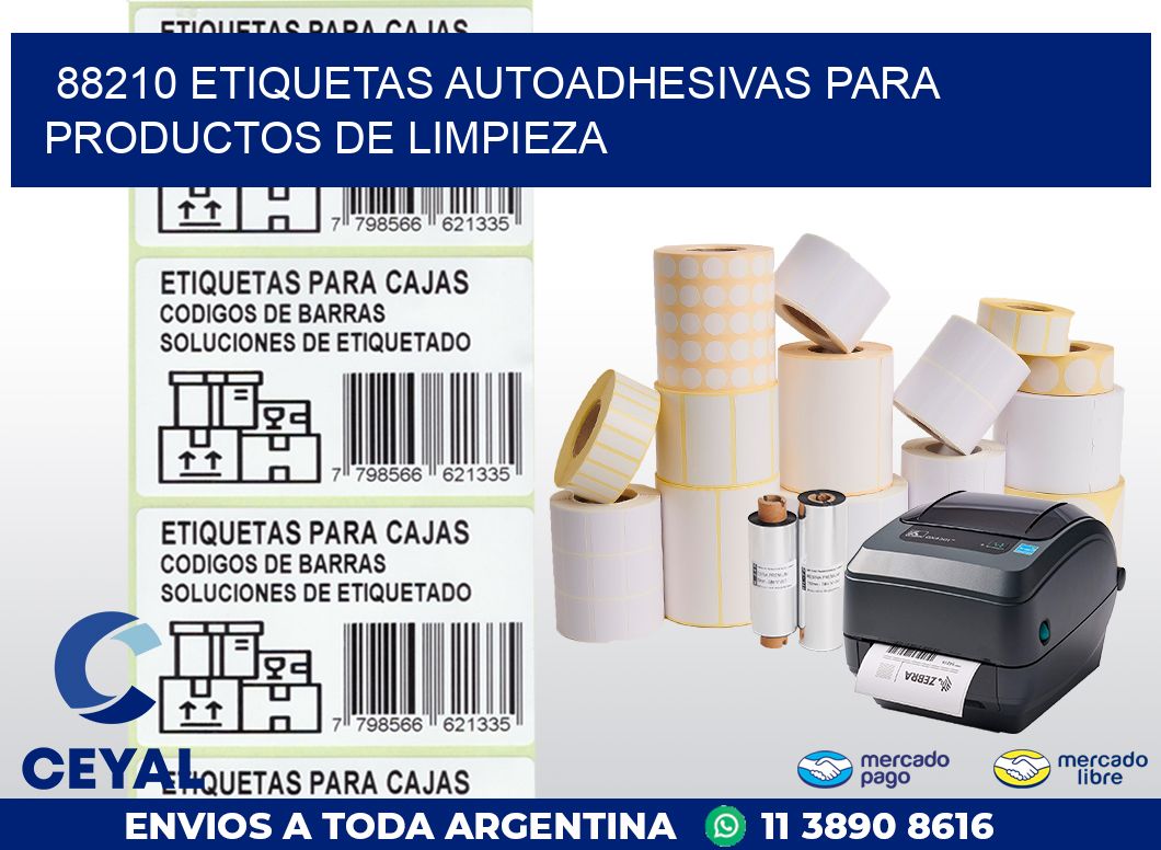 88210 ETIQUETAS AUTOADHESIVAS PARA PRODUCTOS DE LIMPIEZA