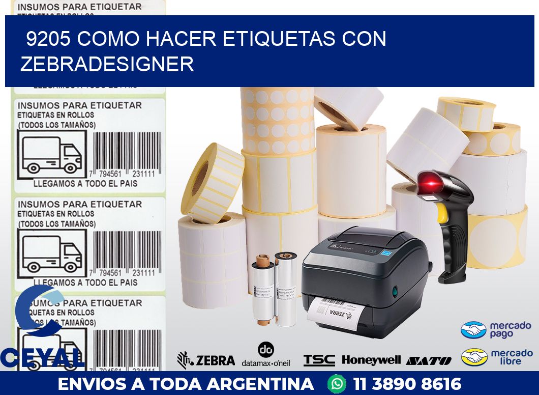 9205 COMO HACER ETIQUETAS CON ZEBRADESIGNER
