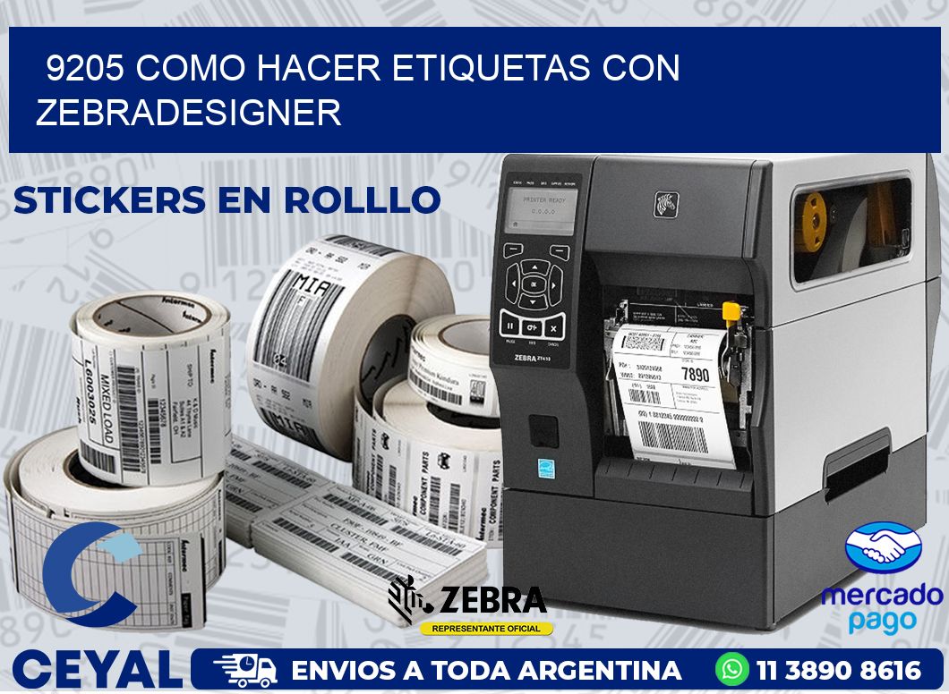 9205 COMO HACER ETIQUETAS CON ZEBRADESIGNER