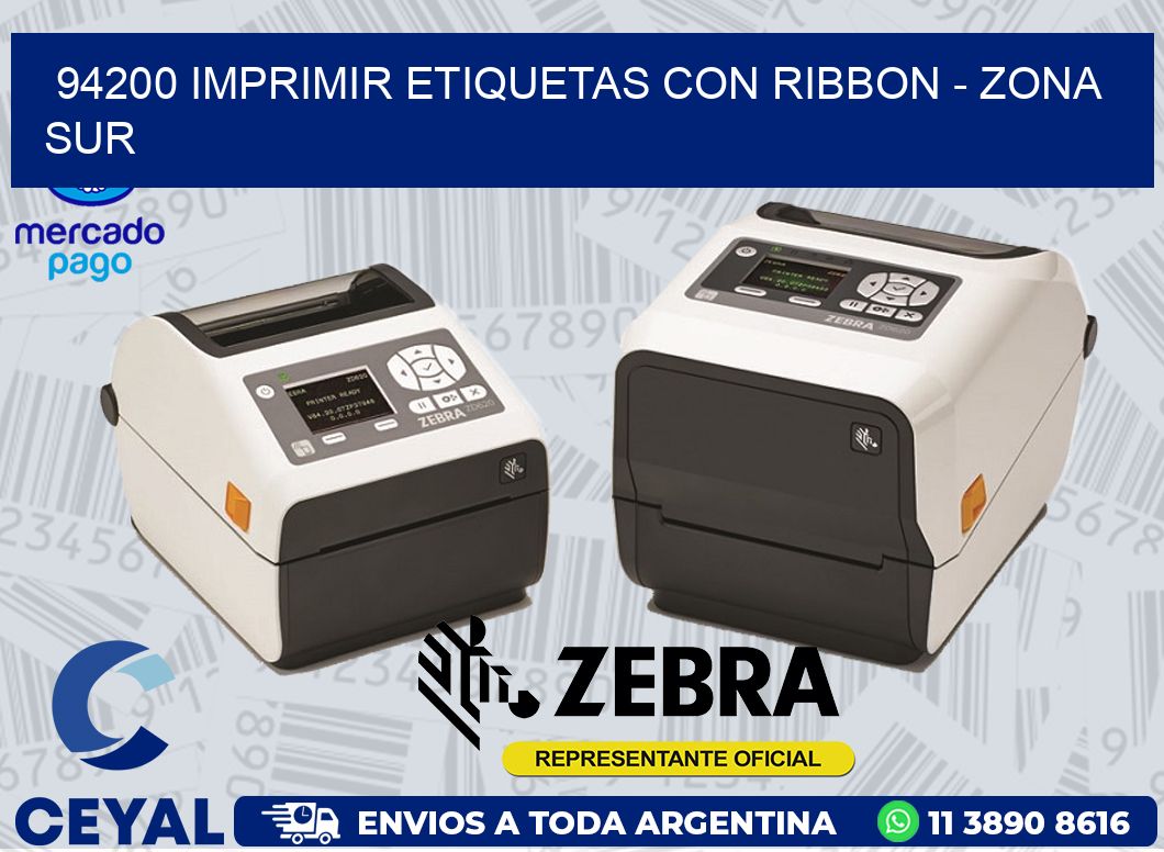 94200 IMPRIMIR ETIQUETAS CON RIBBON - ZONA SUR