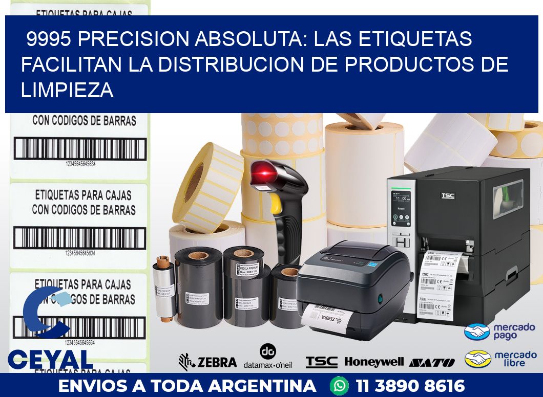 9995 PRECISION ABSOLUTA: LAS ETIQUETAS FACILITAN LA DISTRIBUCION DE PRODUCTOS DE LIMPIEZA