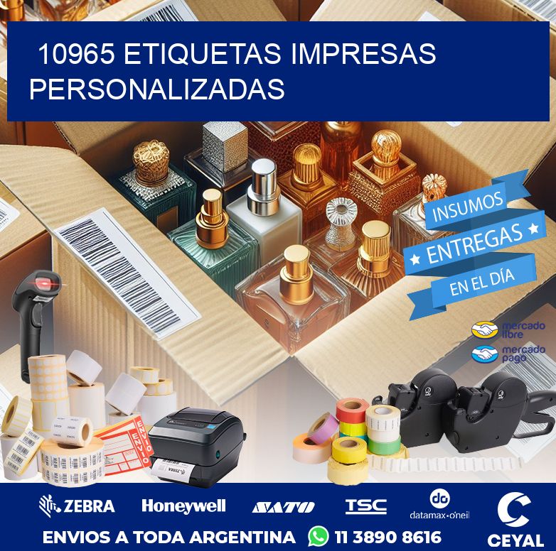 10965 ETIQUETAS IMPRESAS PERSONALIZADAS