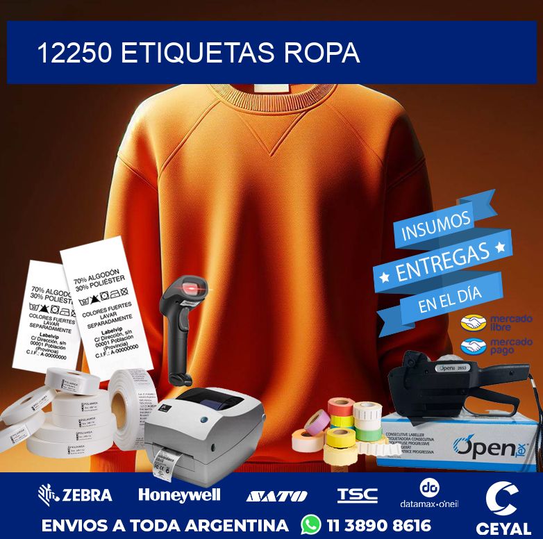 12250 ETIQUETAS ROPA