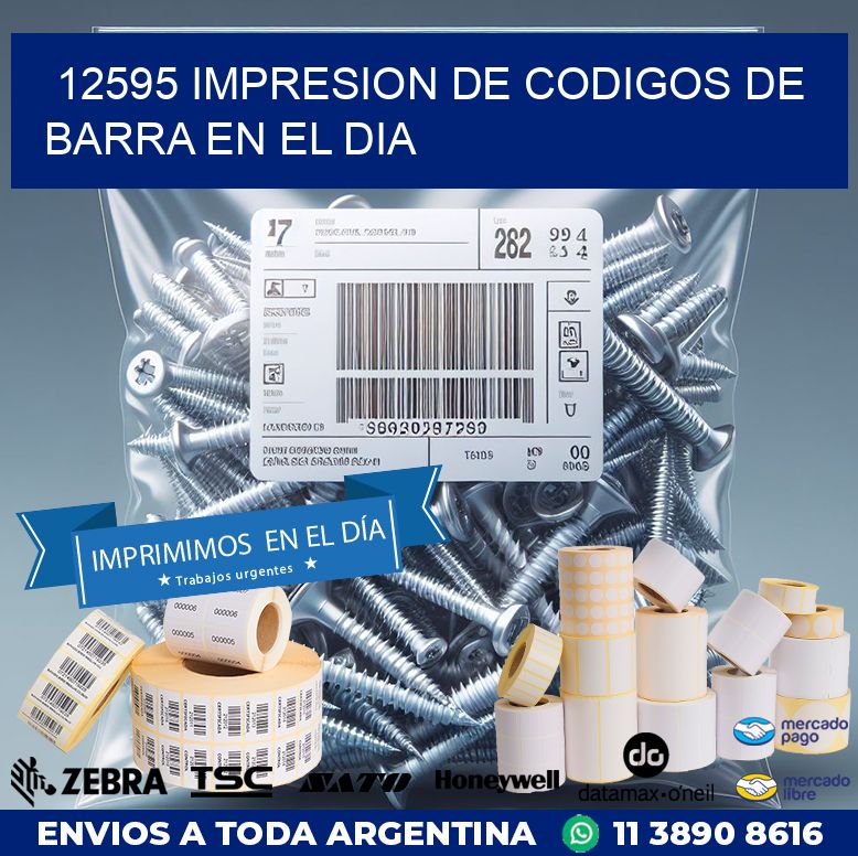 12595 IMPRESION DE CODIGOS DE BARRA EN EL DIA