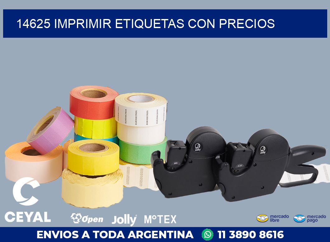 14625 IMPRIMIR ETIQUETAS CON PRECIOS