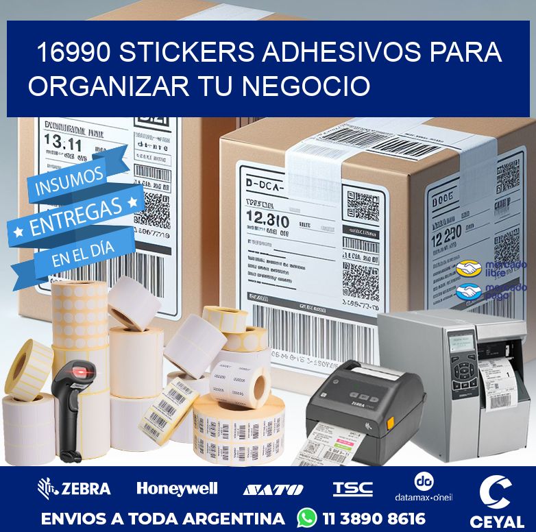 16990 STICKERS ADHESIVOS PARA ORGANIZAR TU NEGOCIO